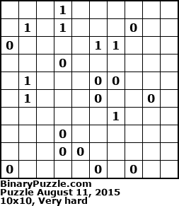 Binary Puzzle