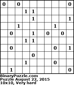 Binary Puzzle