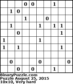 Binary Puzzle