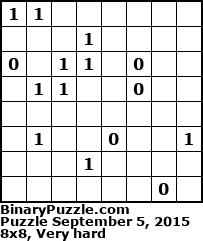 Binary Puzzle