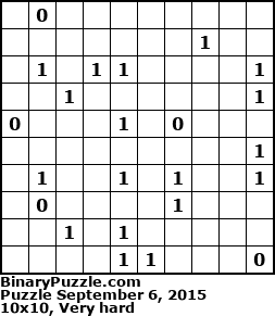 Binary Puzzle
