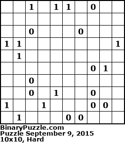 Binary Puzzle