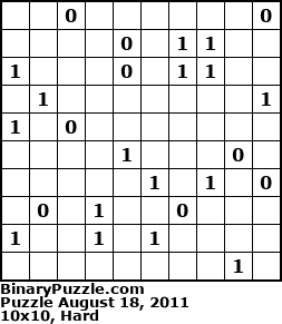 Binary Puzzle