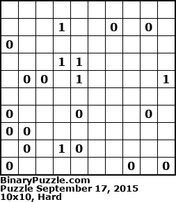Binary Puzzle