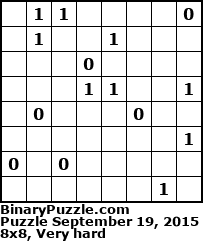 Binary Puzzle