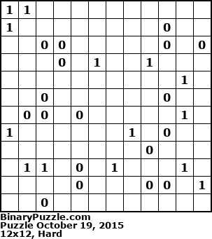 Binary Puzzle