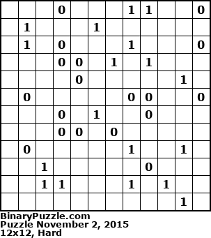 Binary Puzzle