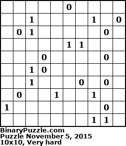 Binary Puzzle