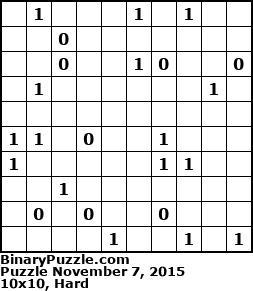 Binary Puzzle