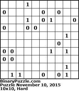 Binary Puzzle
