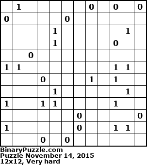 Binary Puzzle