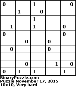 Binary Puzzle
