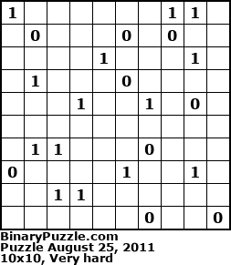 Binary Puzzle