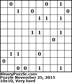 Binary Puzzle