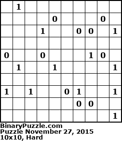 Binary Puzzle