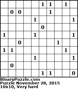 Binary Puzzle