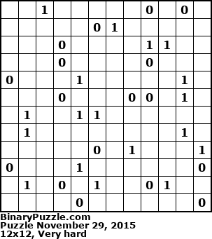 Binary Puzzle