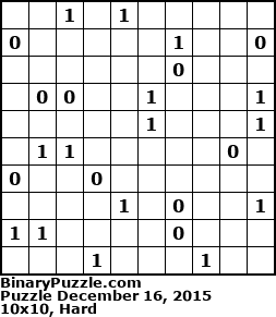 Binary Puzzle