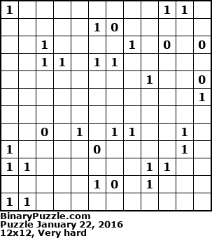 Binary Puzzle
