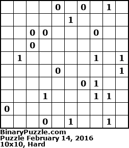 Binary Puzzle