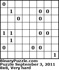 Binary Puzzle