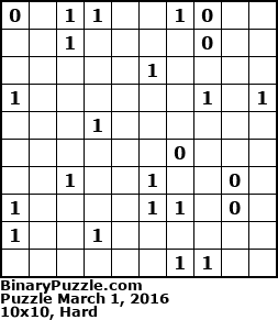 Binary Puzzle