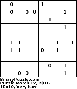 Binary Puzzle