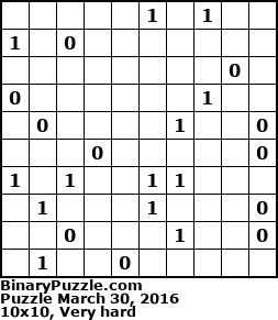Binary Puzzle