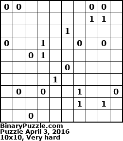 Binary Puzzle