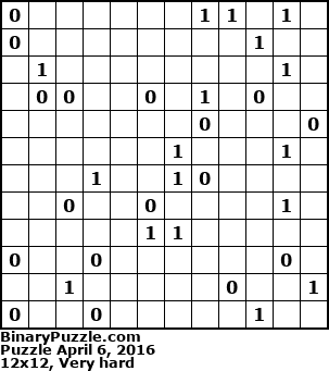 Binary Puzzle