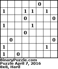 Binary Puzzle