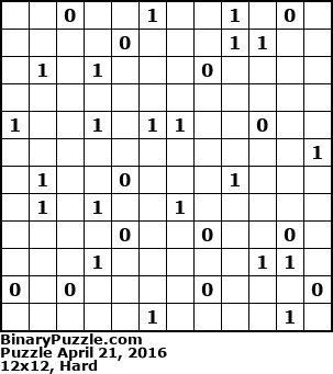 Binary Puzzle