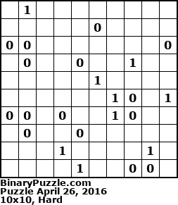 Binary Puzzle