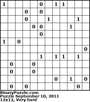 Binary Puzzle