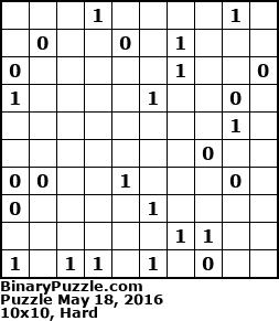Binary Puzzle
