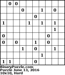 Binary Puzzle