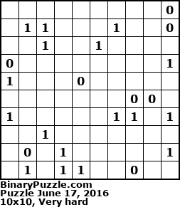 Binary Puzzle