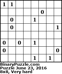 Binary Puzzle