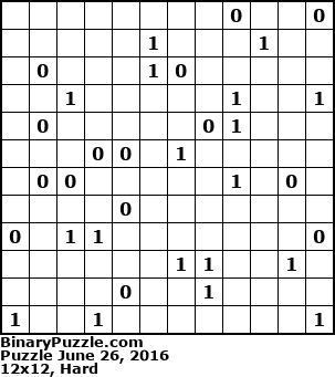 Binary Puzzle