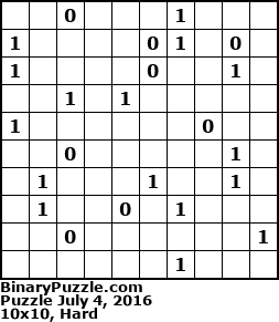 Binary Puzzle