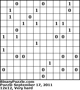 Binary Puzzle