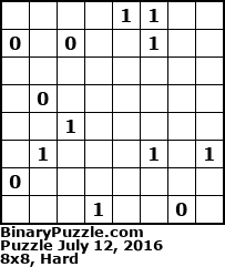 Binary Puzzle