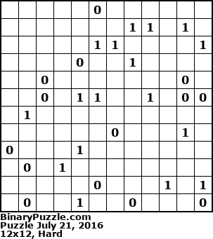 Binary Puzzle