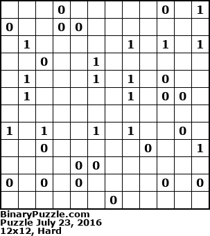 Binary Puzzle