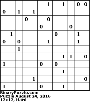 Binary Puzzle