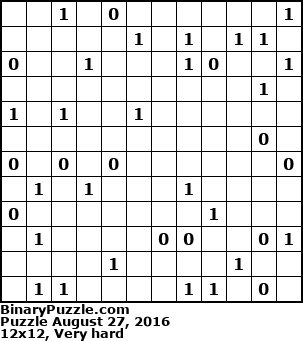 Binary Puzzle