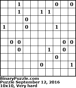 Binary Puzzle