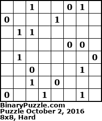 Binary Puzzle