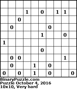 Binary Puzzle