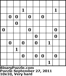 Binary Puzzle